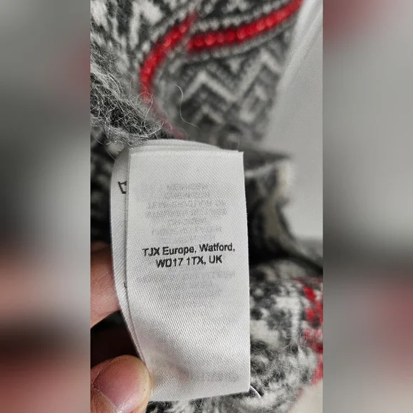 Aspen Sweater Large Women’s Cardigan Nordic Wool Blend Pockets - Picture 6 of 7